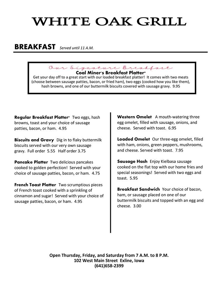 White Oak Grill, LLC